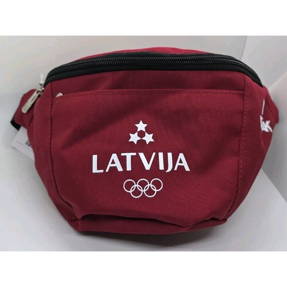 Milan Cortina Latvia Olympics Peak Fanny Pack New